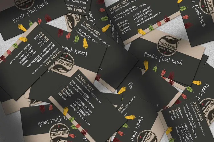 Puszta Peppers GmbH Visitenkarten